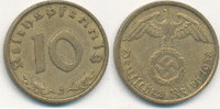 Deutsches Reich, Drittes Reich 10 Reichspfennig