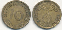 Deutsches Reich, Drittes Reich 10 Reichspfennig