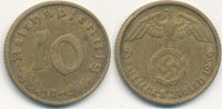 Deutsches Reich, Drittes Reich 10 Reichspfennig