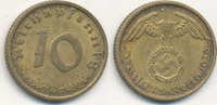 Deutsches Reich, Drittes Reich 10 Reichspfennig