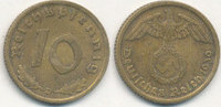 Deutsches Reich, Drittes Reich 10 Reichspfennig