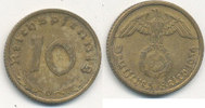 Deutsches Reich, Drittes Reich 10 Reichspfennig