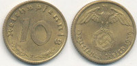 Deutsches Reich, Drittes Reich 10 Reichspfennig