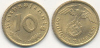 Deutsches Reich, Drittes Reich 10 Reichspfennig