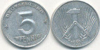 Deutschland,DDR, 5 Pfennig