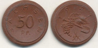 Deutsches Reich,Weimarer Republik, 50 Pfennig,Böttgersteinzeug, Sachsen,