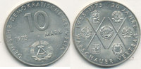 Deutschland,DDR, 10 Mark J.1557, 20 Jahre Warschauer Vertrag,