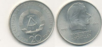 Deutschland,DDR, 20 Mark J.1537 Friedrich v.Schiller,