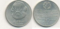 Deutschland,DDR, 20 Mark, J.1592 Karl Marx,