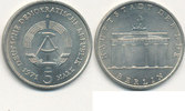 Deutschland,DDR, 5 Mark J.1536 Brandenburger Tor,