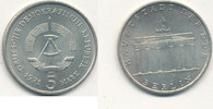 Deutschland,DDR, 5 Mark J.1536 Brandenburger Tor,