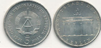 Deutschland,DDR, 5 Mark J.1536 Brandenburger Tor,