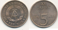 Deutschland,DDR, 5 Mark J.1524 20 Jahre DDR,