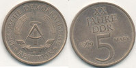 Deutschland,DDR, 5 Mark J.1524 20 Jahre DDR,