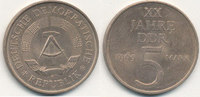 Deutschland,DDR, 5 Mark J.1524 20 Jahre DDR,