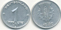 Deutschland,DDR, 1 Pfennig J.1501