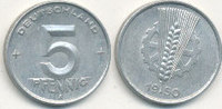 Deutschland,DDR, 5 Pfennig J.1502