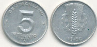 Deutschland,DDR, 5 Pfennig J.1502