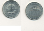Deutschland,DDR, 20 Mark J.1635 Brandenburger Tor,Cu-Ni,