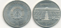 Deutschland,DDR, 5 Mark J.1609 Sanssousi,