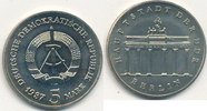 Deutschland,DDR, 5 Mark, J.1536 Brandenburger Tor,