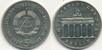 Deutschland,DDR, 5 Mark, J.1536 Brandenburger Tor,