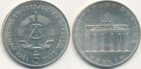 Deutschland,DDR, 5 Mark, J.1536 Brandenburger Tor,