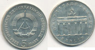 Deutschland,DDR, 5 Mark, J.1536 Brandenburger Tor,