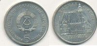 Deutschland,DDR, 5 Mark, J.1598 Thomas Kirche Leipzig,