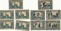Deutsches Reich, Schlesien, 25,50,75 Pfennige,1 Mark,1,5 Mark, Grünberg,Stadt,