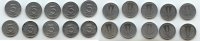 Deutschland 5 Pfennig DDR Lot 10 Stück