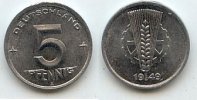 Deutschland 5 Pfennig DDR