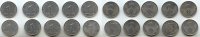 Deutschland 1 Pfennig DDR Lot 10 Stück