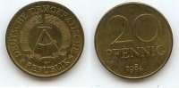 Deutschland 20 Pfennig DDR