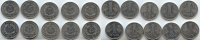 Deutschland 1 Mark DDR Lot 10 Stück
