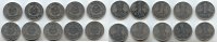 Deutschland 1 Mark DDR Lot 10 Stück