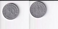 Deutsches Reich, Drittes Reich, 50 Reichspfennig mit Hakenkreuz, -