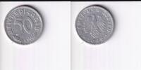 Deutsches Reich, Drittes Reich, 50 Reichspfennig J.372, mit Hakenkreuz, -