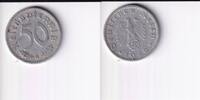 Deutsches Reich, Drittes Reich, 50 Reichspfennig J.372, mit Hakenkreuz, -