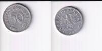 Deutsches Reich, Drittes Reich, 50 Reichspfennig J.372, mit Hakenkreuz, -