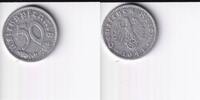 Deutsches Reich, Drittes Reich, 50 Reichspfennig J.372, mit Hakenkreuz, -