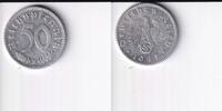 Deutsches Reich, Drittes Reich, 50 Reichspfennig J.372, mit Hakenkreuz, -