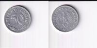 Deutsches Reich, Drittes Reich, 50 Reichspfennig mit Hakenkreuz, -