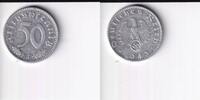 Deutsches Reich, Drittes Reich, 50 Reichspfennig mit Hakenkreuz, -