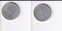 Deutsches Reich, Drittes Reich, 50 Reichspfennig mit Hakenkreuz, -