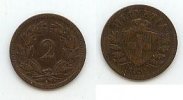 Schweiz 2 Rappen -
