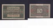 Weimarer Republik, Reichsbank, 10 Mark Ro.63a, DEU-73a, KN 7 stellig, Unterdruckbuchstabe J, Serie: Z, -