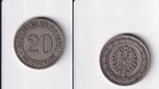 Deutsches Reich, Kaiserreich, 20 Pfennig 1888 E kleiner Adler, Kupfer/Nickel, ss,
