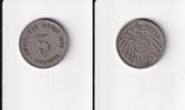 Deutsches Reich, Kaiserreich, 5 Pfennig großer Adler, -
