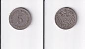 Deutsches Reich, Kaiserreich, 5 Pfennig großer Adler, -